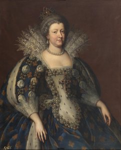 Portrait de Marie de Médicis 1575-1642, 1655