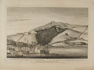 Vue sud du Fort Royal sur l