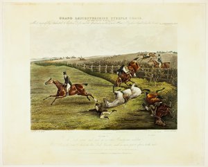 Une scène riche, du Grand Leicestershire Steeplechase