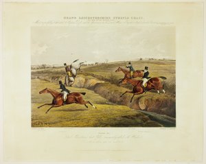 Last Fall de Dick Christian, du Grand Leicestershire Steeplechase - Charles Bentley