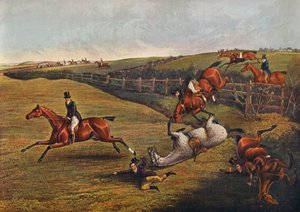 Planche V : Grand Steeplechase du Leicestershire, 1829, 1830, 1922 - Charles Bentley
