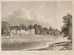 Villa du Pape, Twickenham, 1828