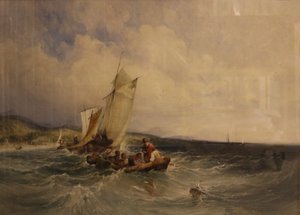 Baie de Wicklow, vers 1840