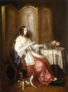 Une tasse de chocolat, 1844 - Charles Beranger