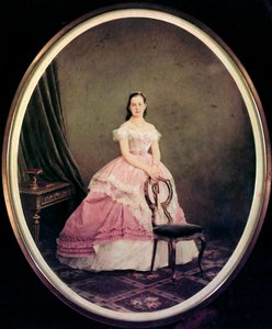 Portrait de la Grande Duchesse Maria Alexandrovna de Russie, 1853-1920, années 1860-1870 - Charles Bergamasco