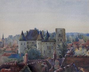 Château de Nemours, vers 1904 - Charles Bernier
