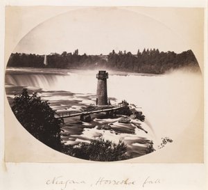 Niagara, Horseshoe Falls et Terrapin Tower - Charles Bierstadt