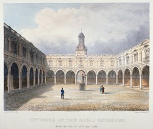 Cour de la Bourse Royale, Ville de Londres, 1838 - Charles Bigot