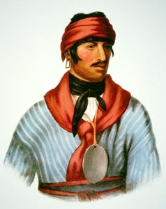 Selocta, un chef du peuple Creek, d