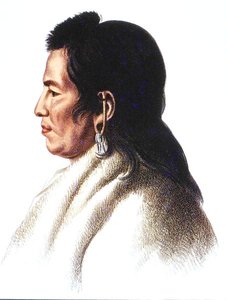Shahaka (Big White) chef du peuple Mandan - Charles Bird (after) King