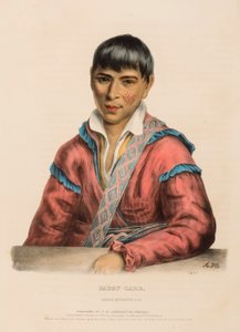 PADDY-CARR. CREEK INTERPRETER, tiré de History of the Indian Tribes of North America (Histoire des tribus indiennes d
