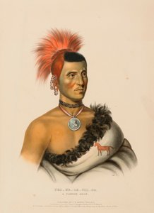 PES-KE-LE-CHA-CO, CHEF PAWNEE, extrait de l