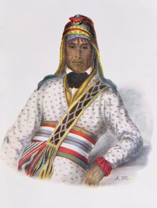 Yoholo-Micco, un chef Creek, 1825, illustration de 