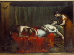 La mort de Cléopâtre - Charles Boulanger de (after) Boisfremont