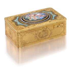 Boîte à oiseau chanteur, c.1840