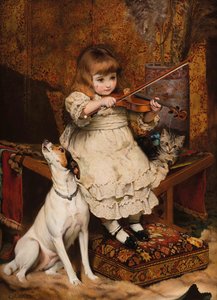 Le petit violoniste, 1887 - Charles Burton Barber