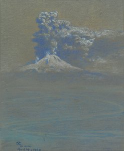 Une pluie de cendres sur Ottaviano, 1906 - Charles Caryl Coleman