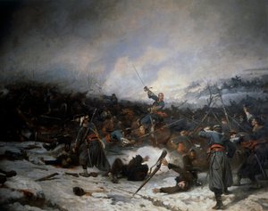 Guerre franco-prussienne de 1870 : « La Bataille de Laigny le 2 décembre » - Charles Castellani