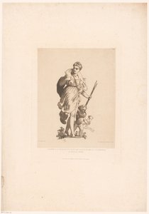 Diane après la chasse. Fragment de la décoration sur Glaces dans la Salle de Bain de S.M. L