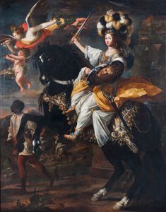 Christine Marie de France 1606-1663, duchesse de Savoie, en Minerve, vers 1663 - Charles Claude Dauphin