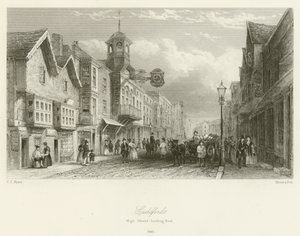Guildford, High Street, vue vers l