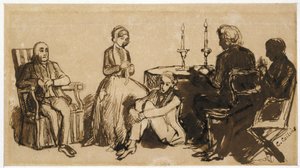 Une soirée chez les Combes, 1850-51 - Charles Collins
