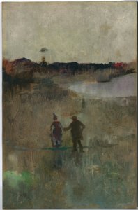 (Paysage avec deux petites figures, Richmond, NSW)