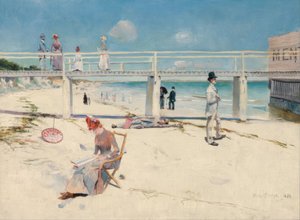 Vacances à Menton - Charles Edward Conder