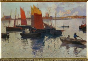 Rayons du soir, port de Camaret