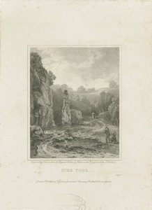 Dovedale - Maison de pêche de [Charles] Cotton: gravure, nd [?19th cent]