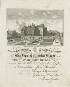 Manoir de Madeley: gravure, nd [vers 1686] - Charles Cotton