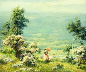 Parasol rose - Charles Courtney Curran
