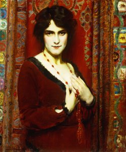 Le Collier de Cornaline (Portrait de Mlle R)