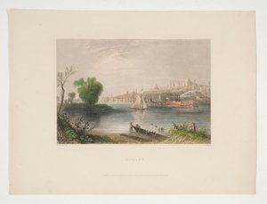 Albany, illustration pour Nathaniel Parker Willis - Charles Cousen