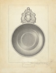 Écuelle en étain