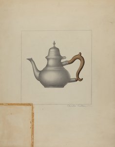 Théière en étain - Charles Cullen