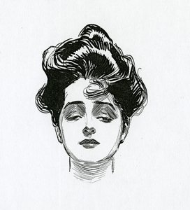Une fille Gibson, c.1902