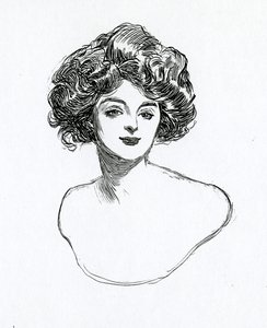 Une fille Gibson, c.1902