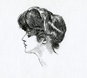 Une Fille Gibson, vers 1902 - Charles Dana Gibson