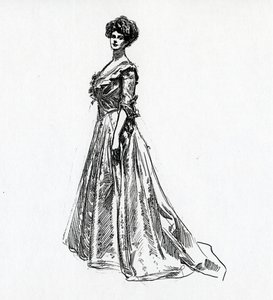 Une fille Gibson, vers 1902 - Charles Dana Gibson
