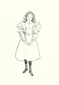 Une petite fille américaine