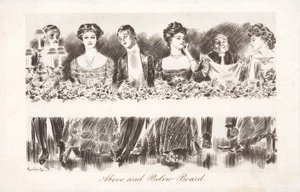 Au-dessus et en dessous du tableau - Charles Dana Gibson