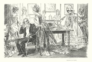 Visiteurs de la veille de Noël - Charles Dana Gibson