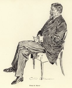 George Du Maurier, portrait - Charles Dana Gibson
