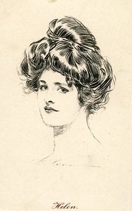 Helen, une fille Gibson, c.1900