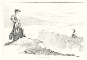 "Regardez avant de sauter" - Charles Dana Gibson