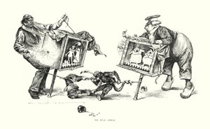 Les opéras rivaux (lithographie)