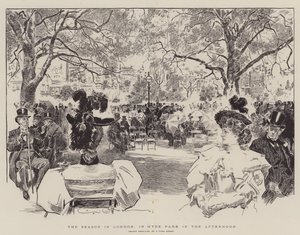 La Saison à Londres, à Hyde Park l