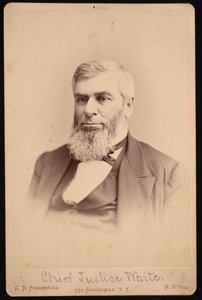 Portrait de Morrison Remick Mott Waite 1816-1888, avant 1888 - Charles De Forest Fredricks