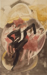 Dans le vaudeville (danseuse avec chœur) - Charles Demuth